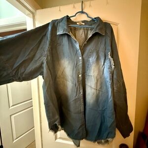 Festi Denim Button-up Shirt